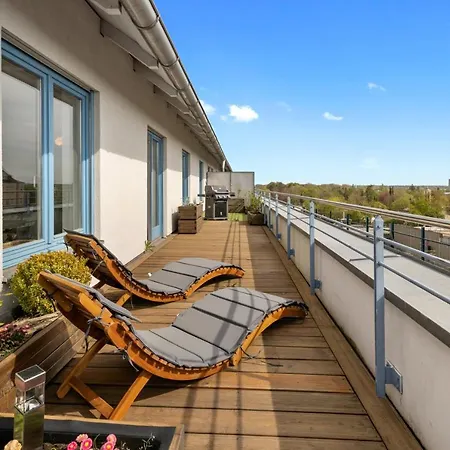 Arbio I Premium Penthouse Apartmán Augsburg